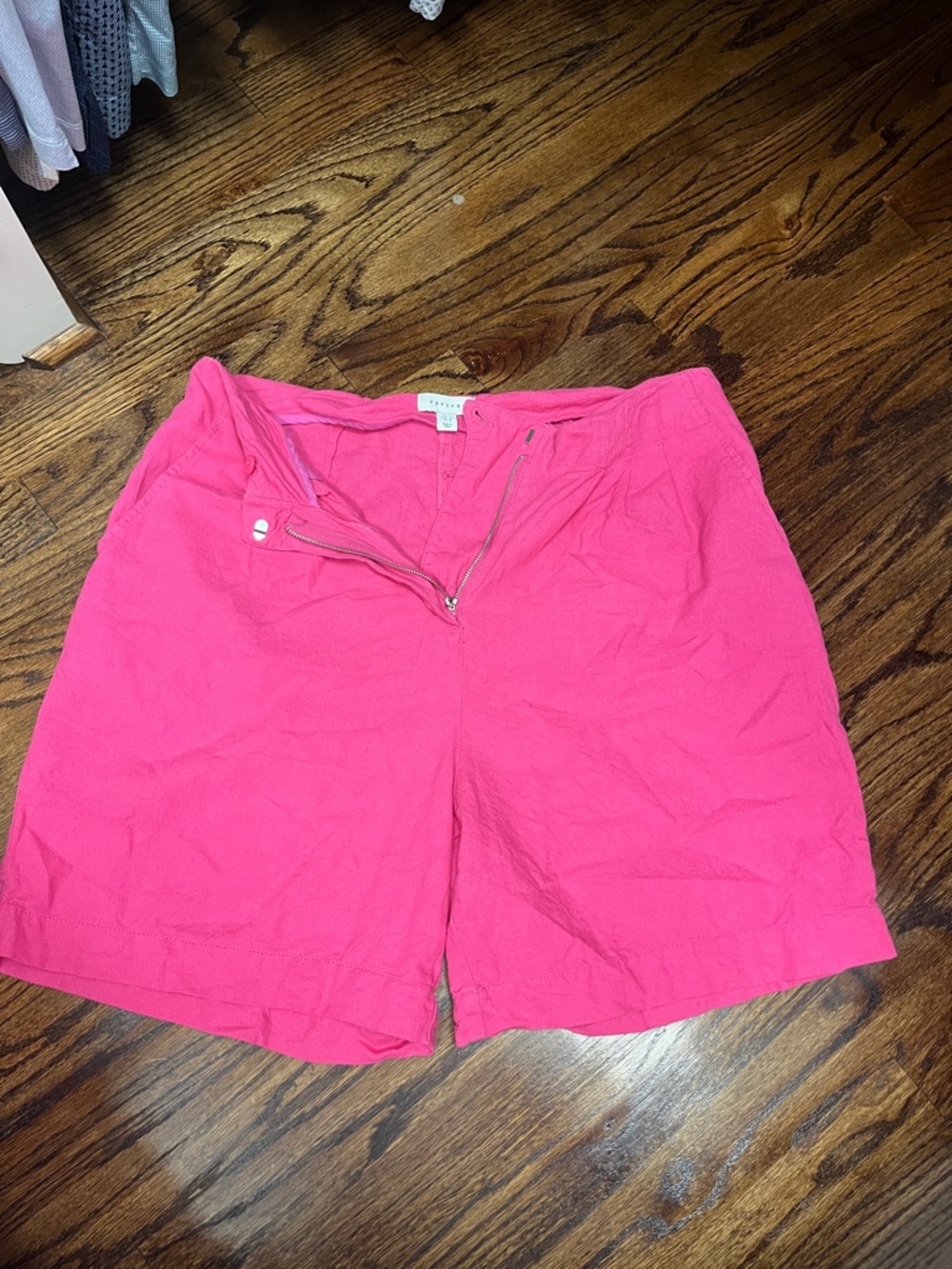 Top Shop Bright Pink Women's Casual Shorts